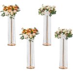 Mophorn - vevor 4pcs support de fleurs de mariage 90 cm porte - fleurs en cristal centre de table mariage ... Mophorn - vevor 4pcs support de fleurs de mariage 90 cm porte - fleurs en cristal centre de table mariage ...
