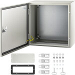 Vevor boitier en acier au carbone nema, 40x40x20 cm, coffret armoire electrique nema 4x, ip66 etanche ...