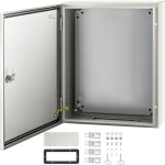 Vevor boitier en acier au carbone nema, 50x40x15 cm, coffret armoire electrique nema 4x, ip66 etanche ...