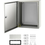 Vevor boitier en acier au carbone nema, 50x40x20 cm, coffret armoire electrique nema 4x, ip66 etanche ...