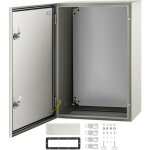Mophorn - vevor boitier en acier au carbone nema, 60x40x25 cm, coffret armoire electrique nema 4x, ip66 ...