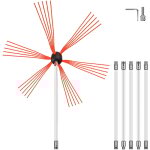 Vevor brosse de cheminee de 6 metres kit de ramonage en nylon pour poele a pellet pour nettoyer cheminees ... Vevor brosse de cheminee de 6 metres kit de ramonage en nylon pour poele a pellet pour nettoyer cheminees ...