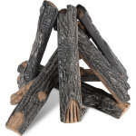 Mophorn - vevor buches de cheminee en ceramique 8pcs bois ceramique decoratif pour cheminees a gaz resistantes ... Mophorn - vevor buches de cheminee en ceramique 8pcs bois ceramique decoratif pour cheminees a gaz resistantes ...
