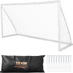Mophorn - vevor but de football pour enfants cage de foot en pvc resistant portable de 371x183 cm avec ...