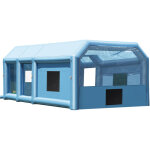 Vevor - cabine de peinture gonflable 7x4x2, 75 m, tente peinture gonflable automobile avec souffleurs ...