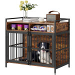 Vevor cage pour chien 1041x599x919 mm meuble cage chien en bois moderne interieur multi - usages avec ...
