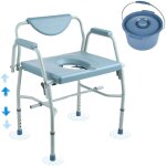 Mophorn - vevor chaise percee, chaise de nuit avec accoudoirs rabattables et dossier amovible, siege ... Mophorn - vevor chaise percee, chaise de nuit avec accoudoirs rabattables et dossier amovible, siege ...