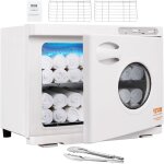 Mophorn - vevor chauffe - serviettes sterilisateur 23 l seche - serviettes avec lumiere uv et 2 paniers ...
