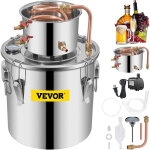 Vevor distillateur alambic 11, 4 l chaudiere a spiritueux en inox alimentaire distillateur dealcool et ...