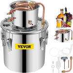 Vevor distillateur alambic 11, 4 l chaudiere a spiritueux en inox alimentaire distillateur dealcool et ...