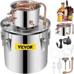 Mophorn - vevor distillateur alambic 19 l chaudiere a spiritueux en inox alimentaire distillateur dealcool ...