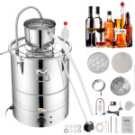 Mophorn - vevor distillateur alambic integre 30 l chaudiere a spiritueux en inox alimentaire distillateur ...