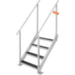 Vevor echelle de quai de bateau ponton hauteur reglable 75 - 96 cm 4 marches alliage aluminium charge ... Vevor echelle de quai de bateau ponton hauteur reglable 75 - 96 cm 4 marches alliage aluminium charge ...