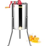 Vevor extracteur de miel manuel 2 / 4 cadres centrifugeuse separateur miel en acier inox avec couvercle ... Vevor extracteur de miel manuel 2 / 4 cadres centrifugeuse separateur miel en acier inox avec couvercle ...