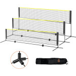 Vevor filet de badminton, 4, 2 m, filet pliable de volley - ball reglable en hauteur, filet de tennis ...