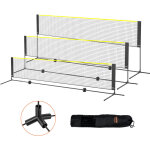 Vevor filet de badminton, 4, 2 m, filet pliable de volley - ball reglable en hauteur, filet de tennis ...