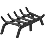 Mophorn - vevor grille a buches de cheminee, 533 mm avec 6 pieds de support, barres en acier massif revetement ... Mophorn - vevor grille a buches de cheminee, 533 mm avec 6 pieds de support, barres en acier massif revetement ...