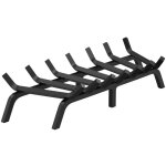 Mophorn - vevor grille a buches de cheminee, 762 mm avec 6 pieds de support, barres en acier massif revetement ... Mophorn - vevor grille a buches de cheminee, 762 mm avec 6 pieds de support, barres en acier massif revetement ...