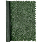 Vevor haie artificielle 244x183 cm brise vue cloture lierre artificiel intimite support en tissu maille ...