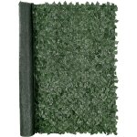 Vevor haie artificielle 244x183 cm brise vue cloture de lierre artificiel intimite support en tissu maille ...