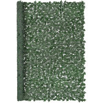 Vevor haie artificielle 244x183cm brise vue cloture lierre artificiel intimite support en tissu maille ...