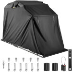 Vevor housse pour moto 340x137x190 cm, couverture impermeable moto velo en oxford 600d, abri moto exterieur ...