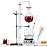 Vevor ? kit de distillation d'huile essentielle 28 pi�ces ? appareil 2000 ml avec plaque chauffante 1000 ...