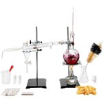 Vevor kit de distillation dehuiles essentielles, appareil de distillation de 500 ml, kit de verrerie ...