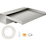 Lame deeau piscine acier inoxydable fontaine chute deeau 30 cm cascade fontaine rectangulaire lame cascade ...