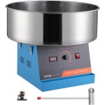 Machine a barbe a papa electrique, 1000 w, appareil a barbe a papa commercial avec bol en acier inoxydable ...