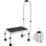 Mophorn - vevor marchepied 1 marche capacite 150 kg marche pied en acier 3 hauteurs reglables avec poignee ...