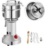 Vevor moulin a grains electrique commercial capacite 350g broyeur a cereales en acier inoxydable 26000tr ...