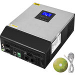 Vevor onduleur solaire 3000va 2400w, convertisseur pur sinus pwm dc 24v a ac 230v, onde sinuso�dale pure ...