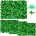 Vevor panneaux de buis artificiels 24x 16pouce haie artificielle realiste 4pcs protection uv panneaux ... Vevor panneaux de buis artificiels 24x 16pouce haie artificielle realiste 4pcs protection uv panneaux ...