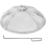 Mophorn - vevor pare - etincelles pour brasero exterieur rond 686 mm couvercle grille de protection contre ...
