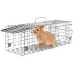 Mophorn ? cage pi�ge � animaux vivants 610x203x203 mm ? pliable ? fil de fer galvanis� ? conception sans ...