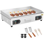 Vevor - plancha electrique 4400 w, plaque a snacker commerciale, plaque de cuisson de table, surface ...