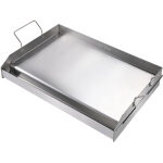 Vevor plaque a griller pre - assaisonnee 587x395 mm plancha gril rectangulaire en acier inoxydable anti ...