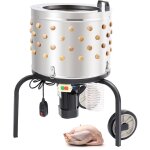 Vevor plumeuse de poulet, 500 w, machine a plumer poules avec tambour en acier inoxydable 501x393 mm, ...