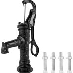 Pompe a eau manuelle, pompe a main fonte jardin pour puits a bras, style vintage, hauteur de relevage ...