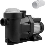Vevor pompe piscine filtration 19200 l / h pompe circulation eau panier filtre amovible 1 hp pompe plastique ...