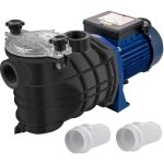 Vevor pompe piscine filtration 15000 l / h pompe circulation eau panier filtre amovible 1 hp pompe plastique ...
