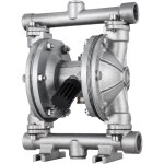 Mophorn - vevor pompe pneumatique a double membrane, entree et sortie 12, 7 mm, en acier inoxydable 3 ...