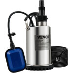 Vevor pompe de relevage eaux chargees 550 w pompe d?evacuation pour eaux chargees, 158 l / min pompe ...