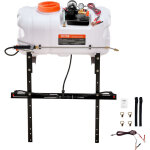 Vevor pulverisateur pour vtt utv 60 l pulverisateur mauvaises herbes jardin a pompe 12v avec reservoir ...