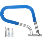 Vevor rampe piscine inox 81, 2x58, 4 cm main courante 113 kg rail barre deappui de piscines tube 4, 83 ...