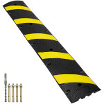 Mophorn - vevor rampe protection cable a 2 canaux passage de cable au sol en caoutchouc passe cable ralentisse ...