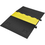 Mophorn - vevor rampe protection cable a 5 canaux passage de cable au sol caoutchouc 114, 5x80x5 cm passe ...