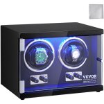 Vevor remontoir montre automatique capacite 2 montres ecrin pour montres automatiques avec 2 moteurs ...