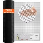 Vevor rouleau de grillage galvanise 1220x30480 mm grillage a poules calibre 19, maille metallique a revetement ...